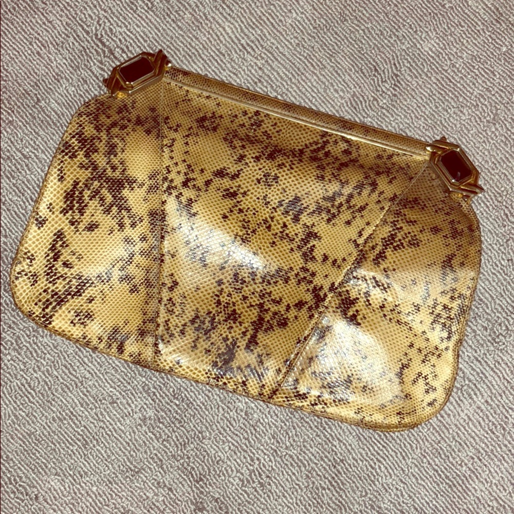 Vintage Judith Leiber rare! Authentic python EUC